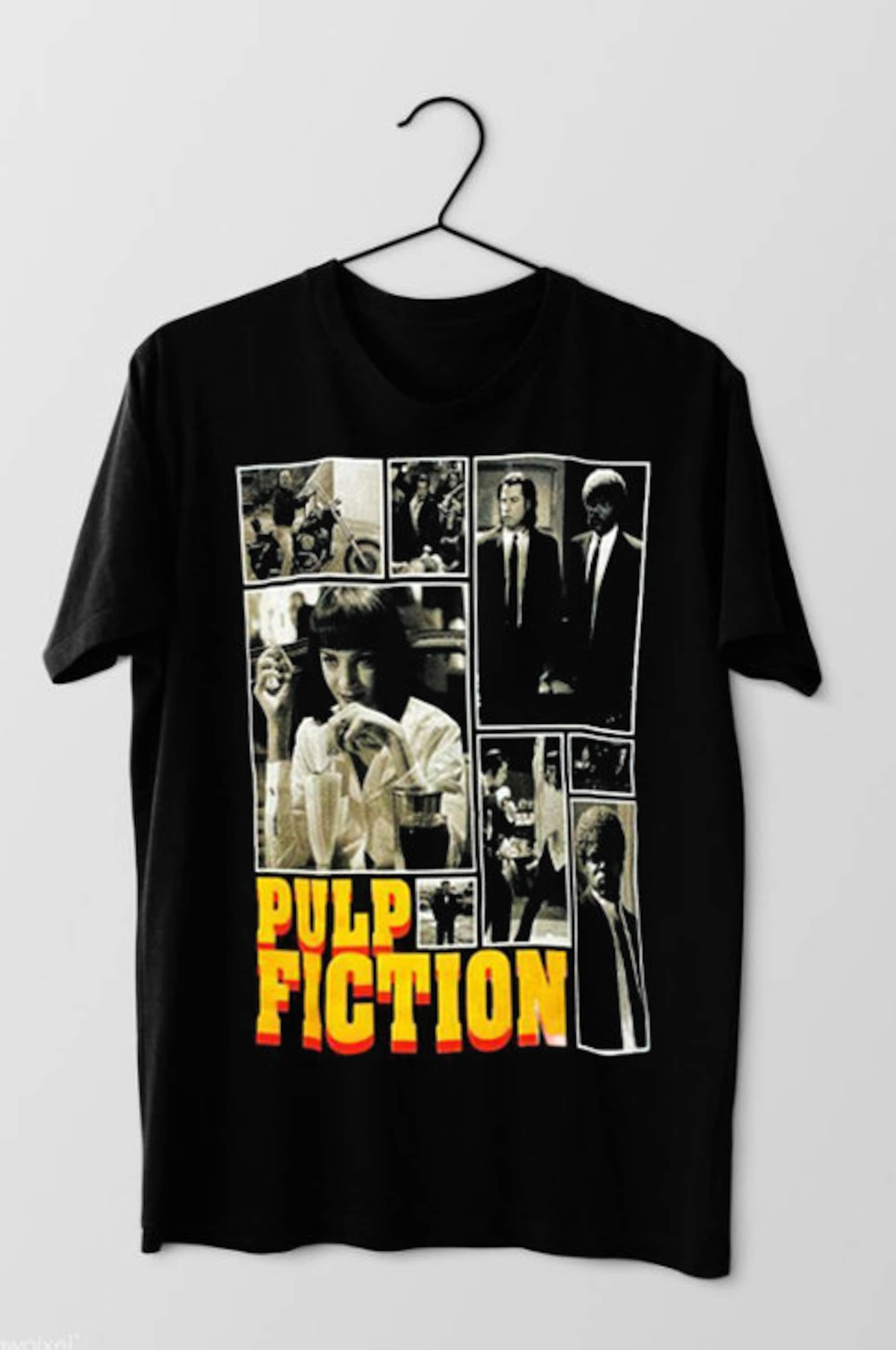 Pulp Fiction T-Shirt, Vtg Pulp Fiction T-Shirt, Vintage Pulp Fiction Movie T-Shirt, 1994 Black Comedy Crime Film T-Shirt