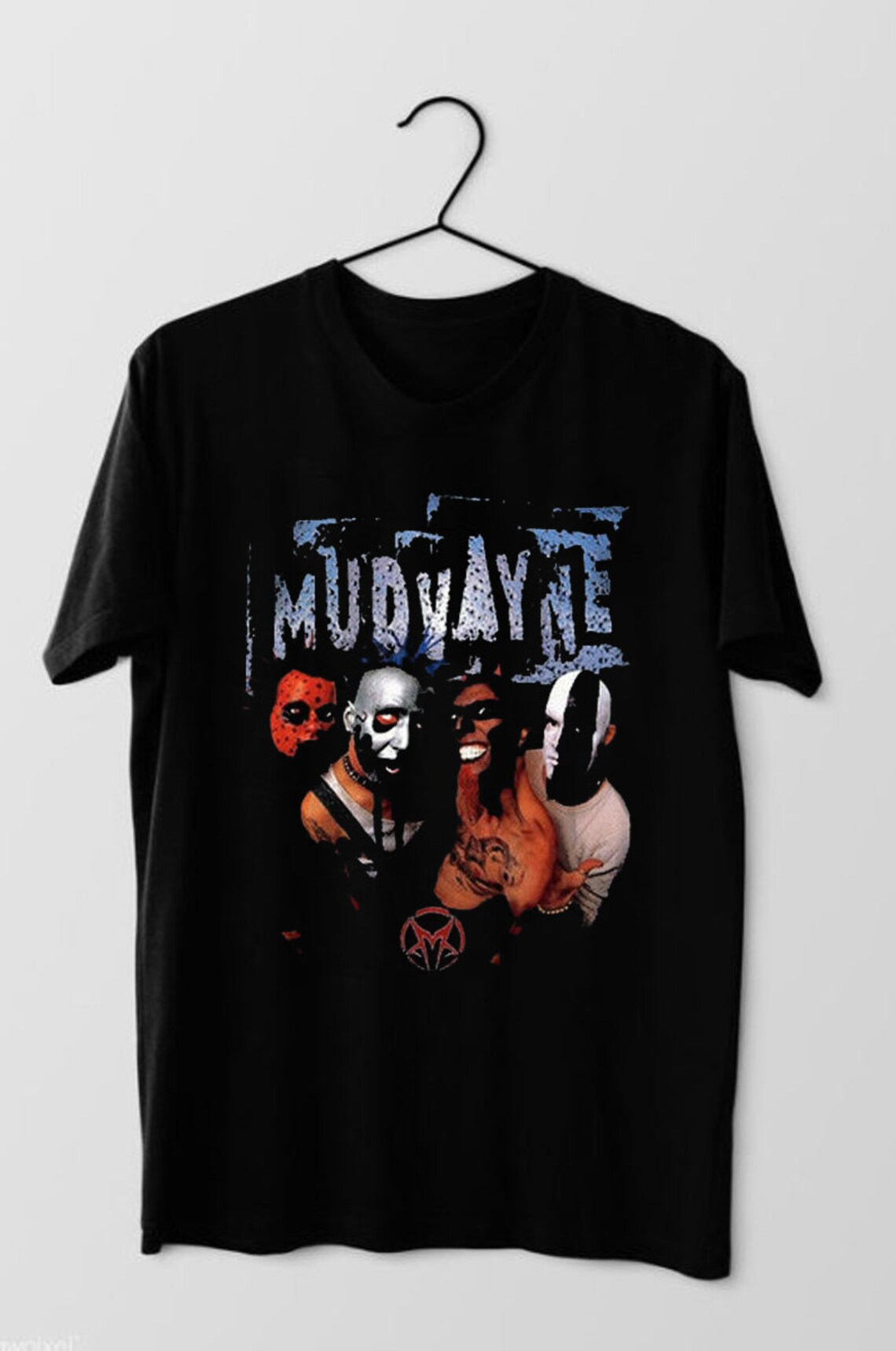 Mudvayne Heavy Metal Band Unisex T Shirt Vtg Mudvayne Etsy
