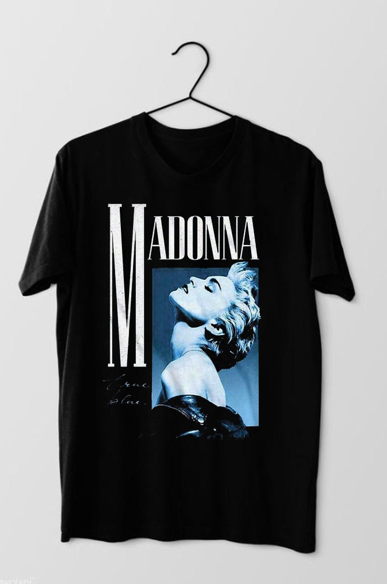 Madonna True Blue Black Color Vintage 