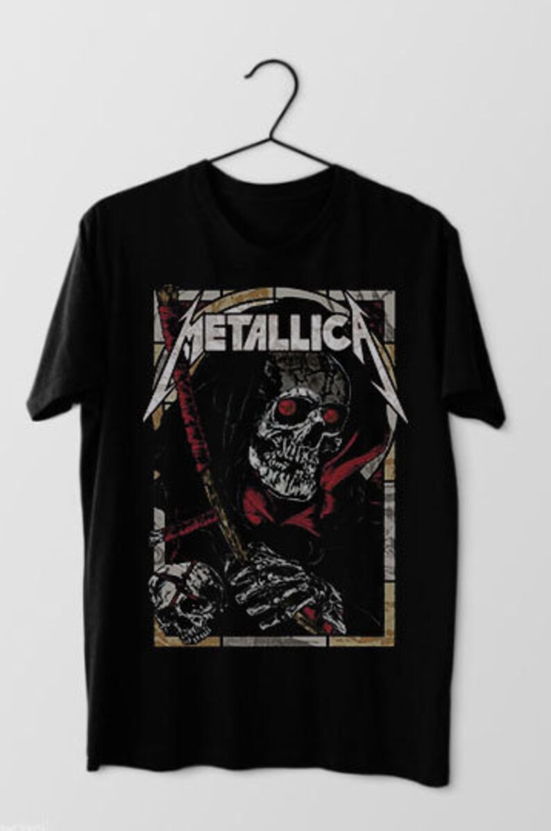 Kaos Metallica Tshirt Homage Tee Kaos 