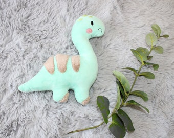 Dino personalisierte/ Stoff Dino mit Namen/Geschenk zur Geburt/ Stofftiere/Plüschtier