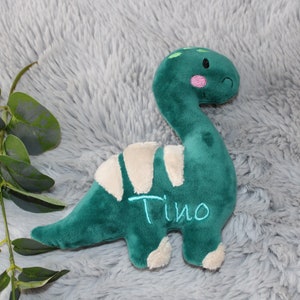 Dino personalisierte/ Stoff Dino mit Namen/Geschenk zur Geburt/ Stofftiere/Plüschtier Bild 2