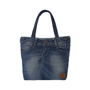 Sac à main en denim, sac élégant, sac à poignée haut occasionnel, durable, sac à bandoulière pour femmes