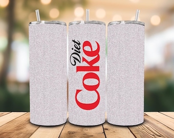Glitter Diet Coke (NOT REAL GLITTER)