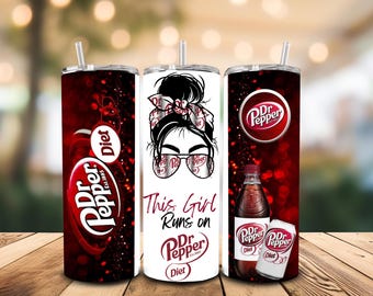 Diet Dr Pepper Girl Tumbler