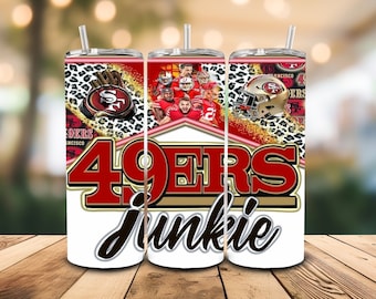 Kubek 49ers: San Francisco Football, chudy kubek 20 uncji