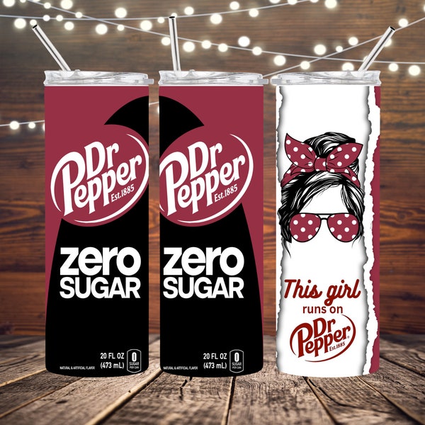 This Girl Runs On Dr Pepper Zero Tumbler