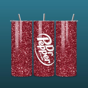 Gobelet pailleté Dr Pepper