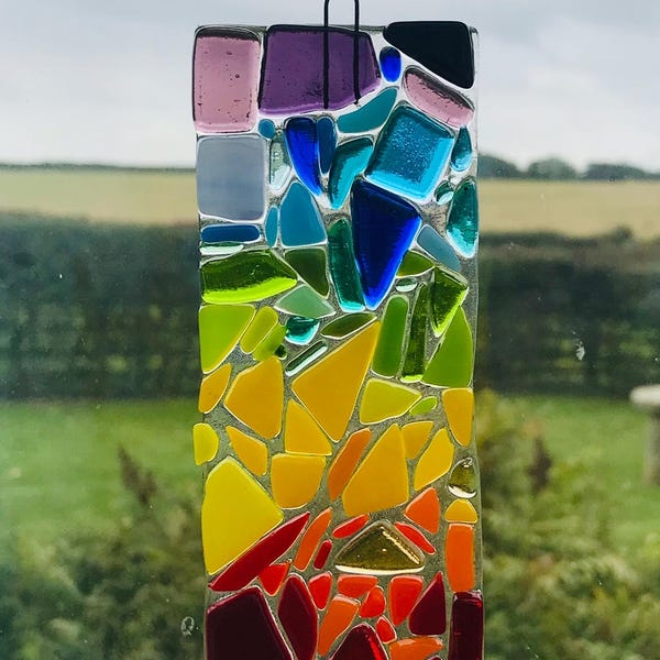 Regenbogen-Sonnenfänger aus Glas