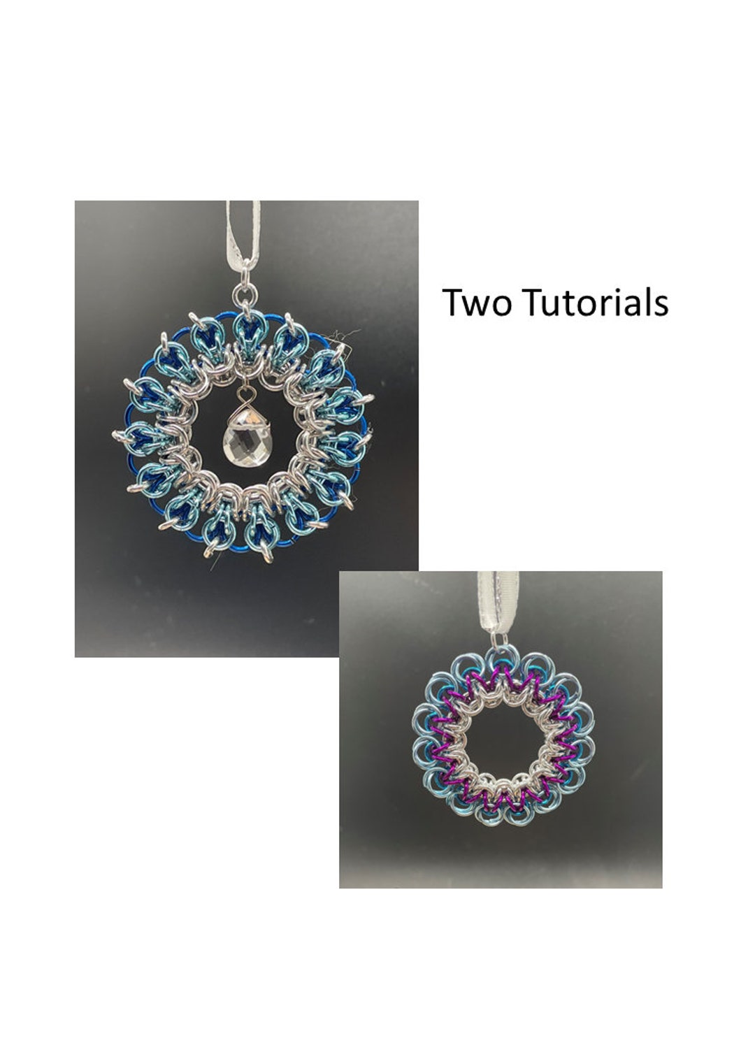 Chain Mail Tutorial Wreath #4 and #5 Tutorial Only (chain Mail Kits and ...