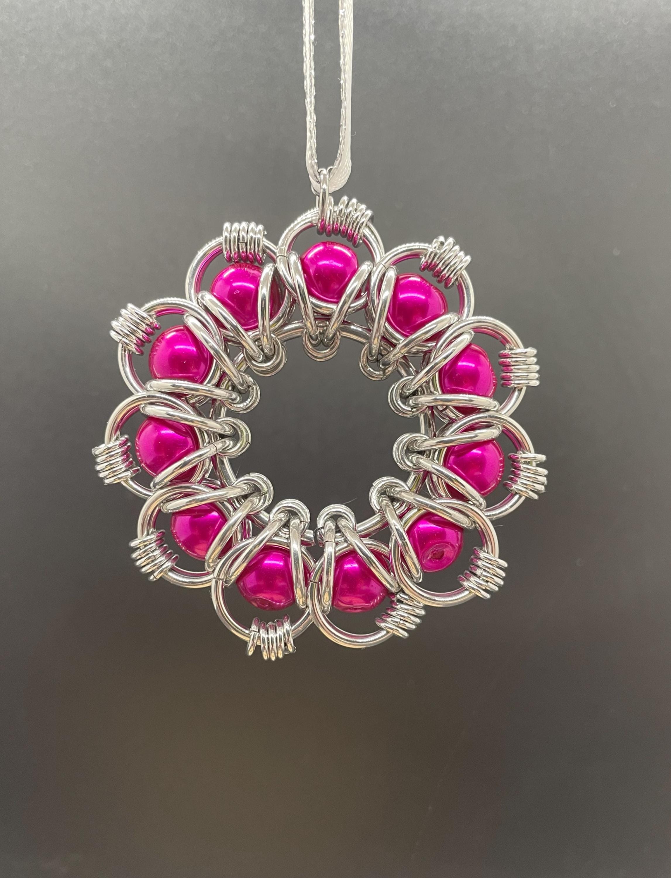 Chainmail Tutorial – Get Your Bearings Christmas Ornament (chain Mail ...