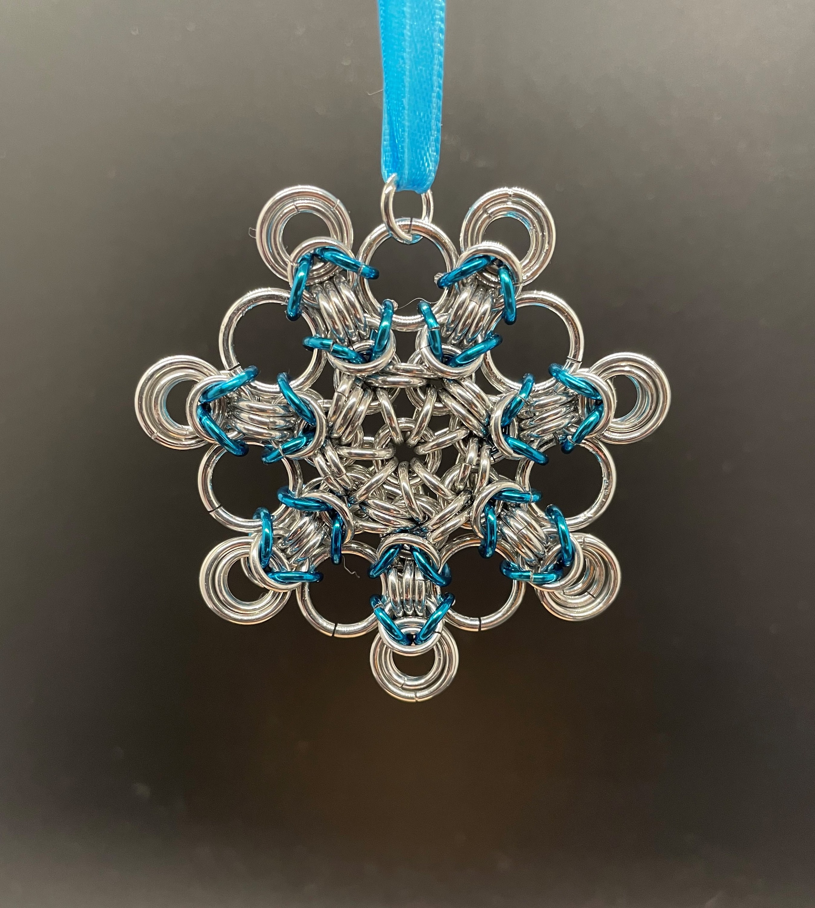 Chainmail Tutorial – Snowflake Christmas Ornament (chain Mail Kits and ...