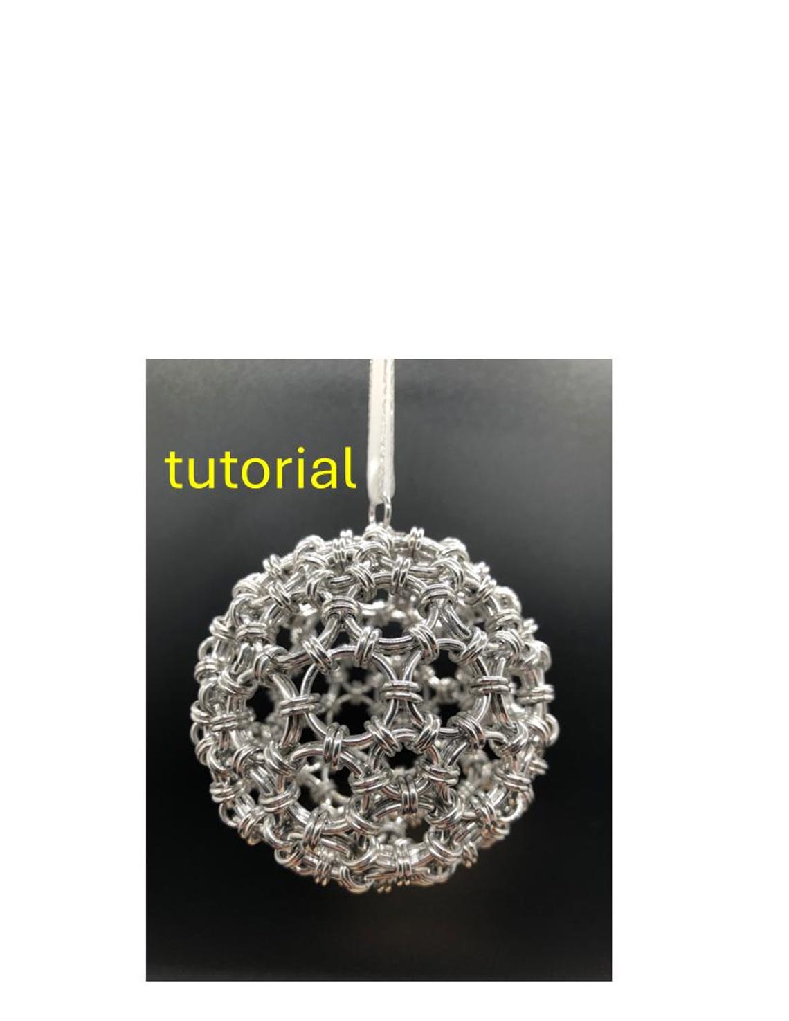 Baseball Chain Maille Tutorial (chainmail Kit/material Pack Sold ...