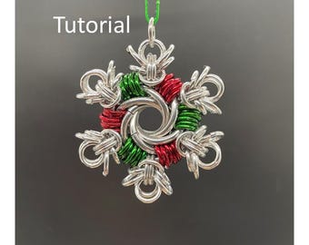 Maliënkoldertutorial Mobius Snowflake (kit maliënkolder wordt apart verkocht)
