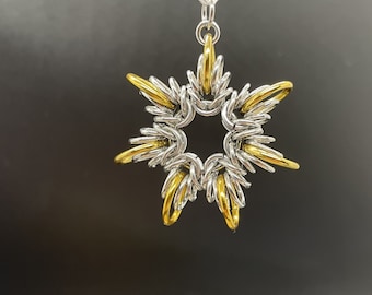 Zelfstudie maliënkolder: 'Zeven' ornament/hanger (expertproject) Kit wordt apart verkocht.