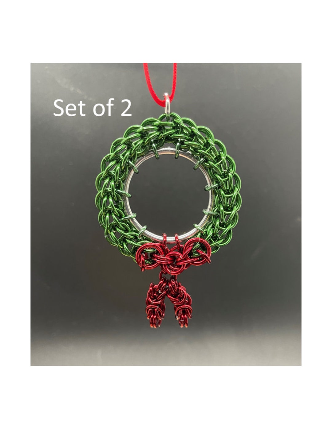 Kit Set of 2 Chain Mail Kit/material Pack Persian Wreaths tutorial Sold