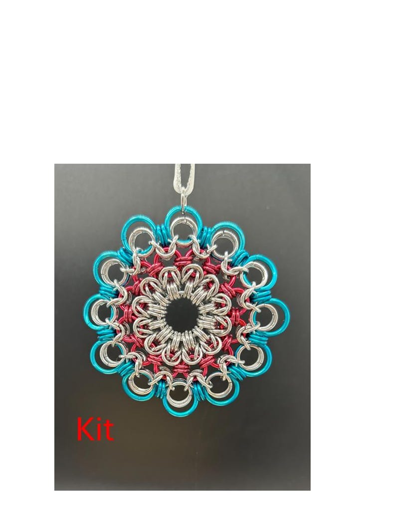 Chain Mail Kit/material Pack for (1) Twelve Christmas Ornament ...