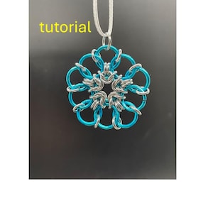 Chainmail tutorial - Coming Up Daisies Christmas Ornament (chain mail kits sold separately)