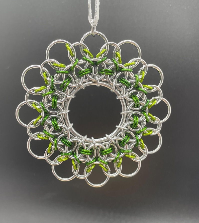 Chain Mail Kit/material for (2) Embellished Helm Ornaments (tutorial ...