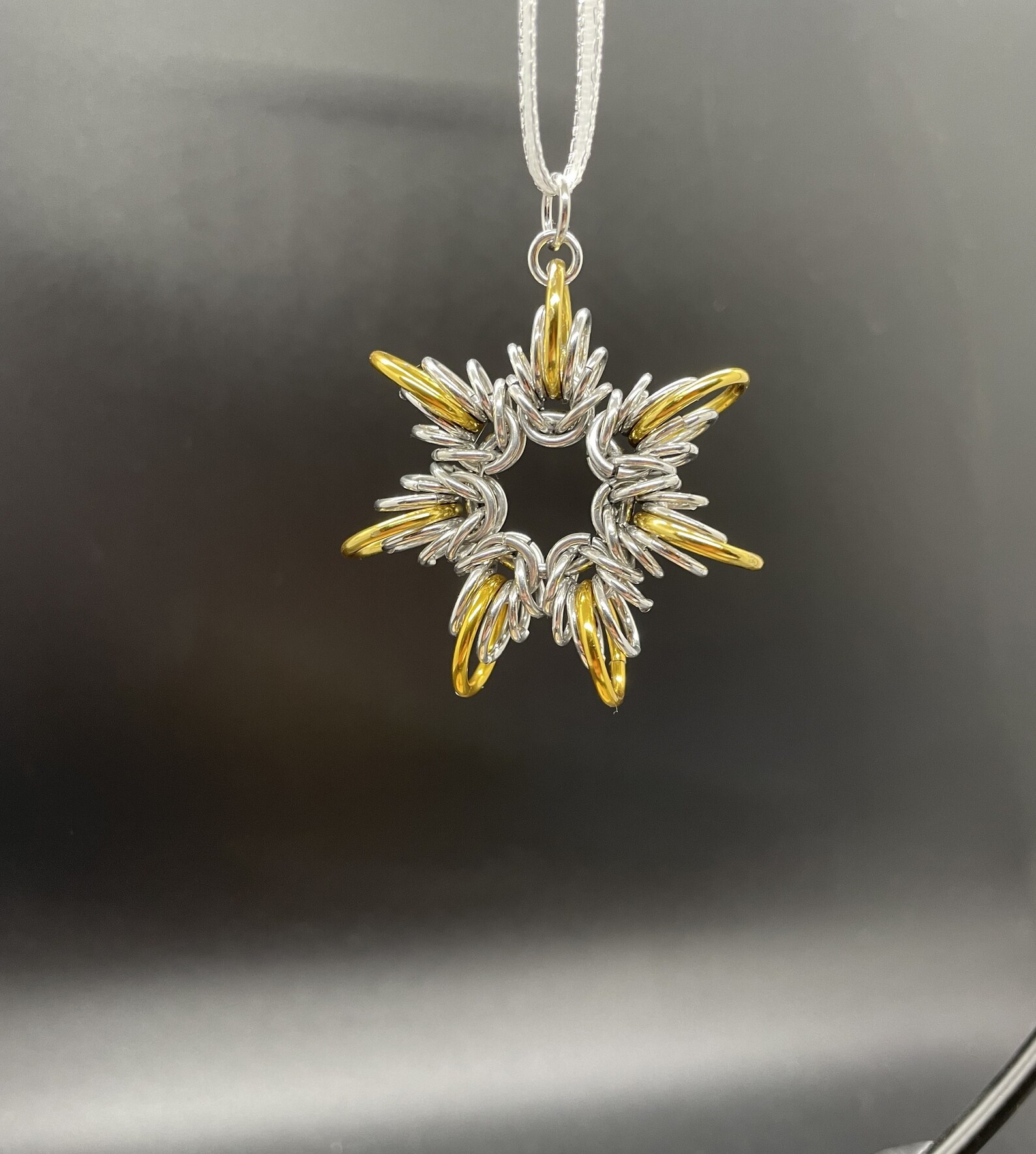 Chainmail Tutorial – "seven" Ornament/pendant (expert Project) Kit Sold ...