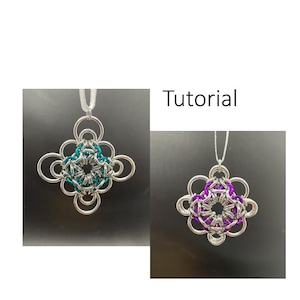Chainmail tutorial – Diamas Christmas Tree Ornament (chain mail kits sold separately)