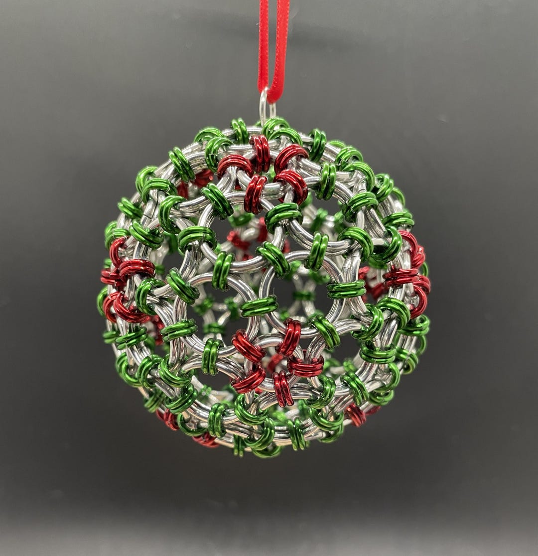 Baseball Chain Maille Tutorial (chainmail Kit/material Pack Sold ...