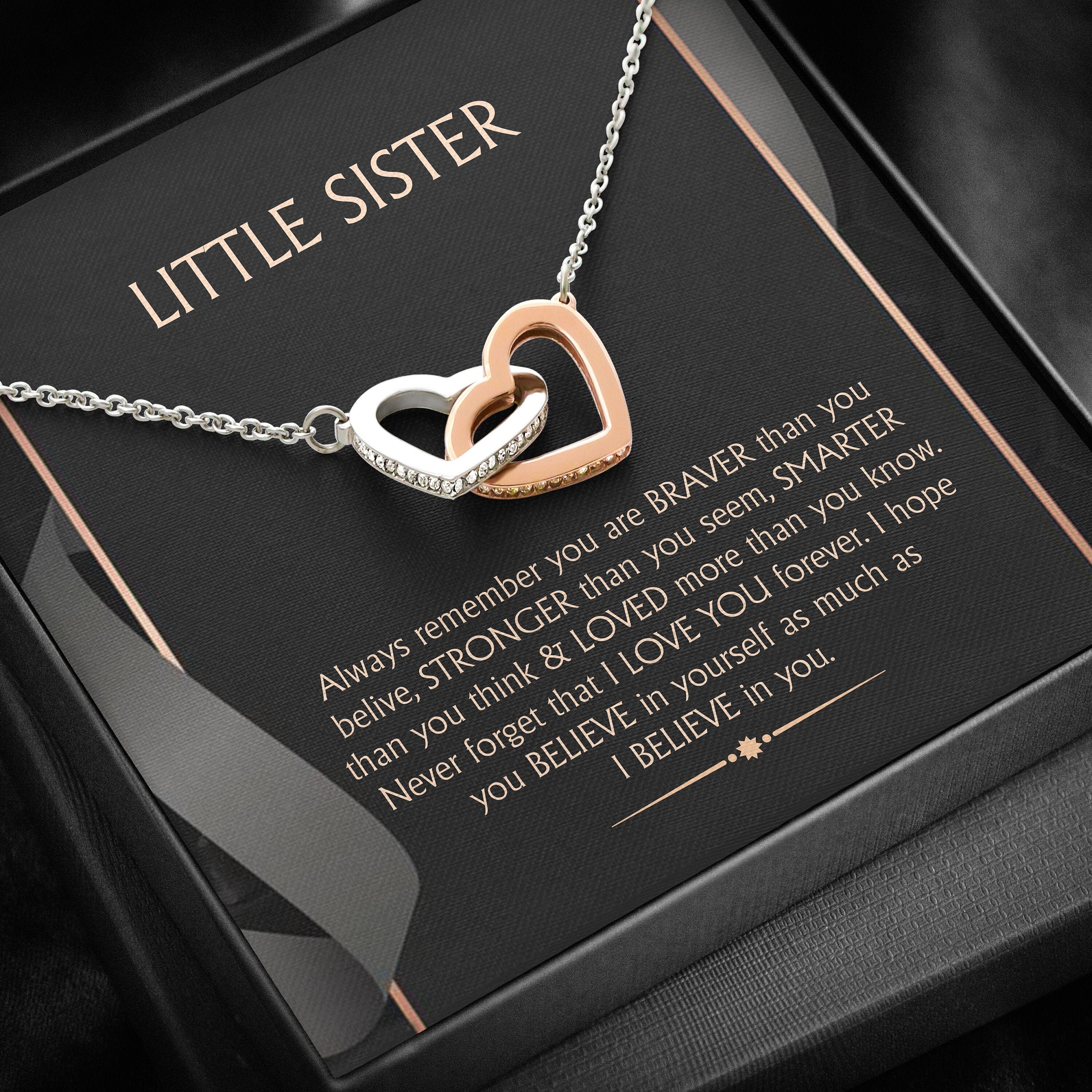 Geschenk Für Schwester Zum 40. Geburtstag Zu meiner kleinen Schwester-Geschenk von großer Schwester und - Etsy.de