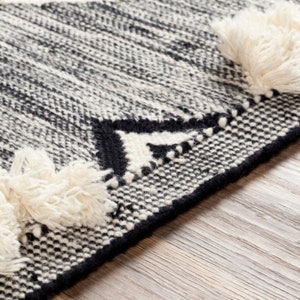 8x10, 8x11 Hand Woven Rug Moroccan Carpet 9x13, 10x14 Modern Floor Rug Handmade Woven Wool Carpet 10x13 image 5