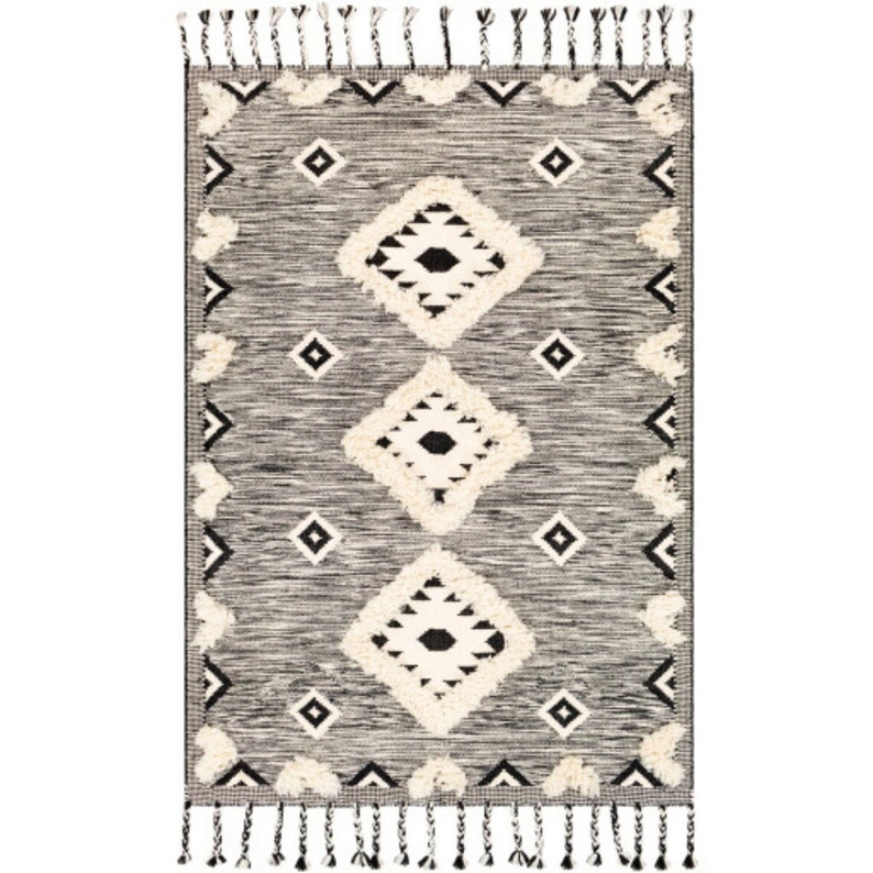 8x10, 8x11 | Hand Woven Rug | Moroccan Carpet | 9x13, 10x14 | Modern Floor Rug | Handmade | Woven Wool Carpet | 10x13