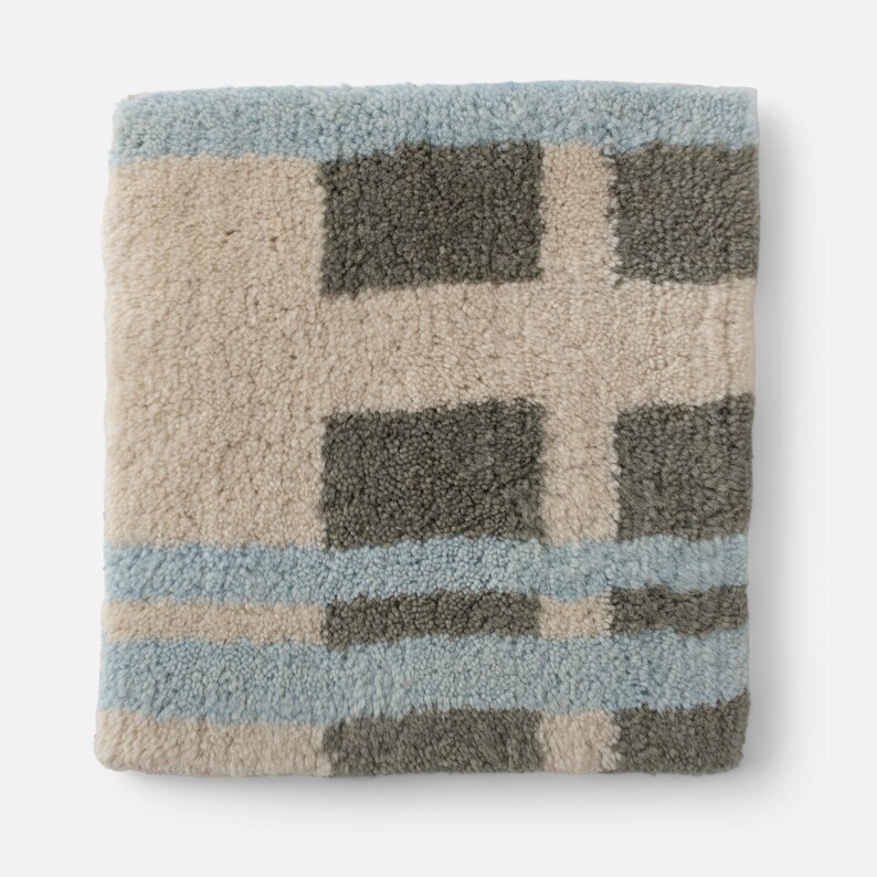 Grey Area Rug | Hand Tufted | 6x8, 6x9, 6x10, 7x10 | Wool Rug | Living Room | Wool Carpet | Handmade