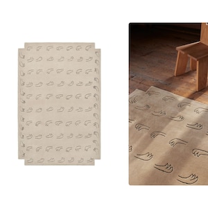 Geometric Rugs | 9x12, 6x9, 8x10, 9x13 | Wool Rug | Beige Tufted | Handmade | Rug | Custom Available