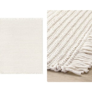 LUCENA WOOL RUG | Hand Woven Carpet | 8x10, 8x11, 9x10, 9x12, 13x18 | Restoration Hardware | Woven Carpet | Living Room | Bedroom