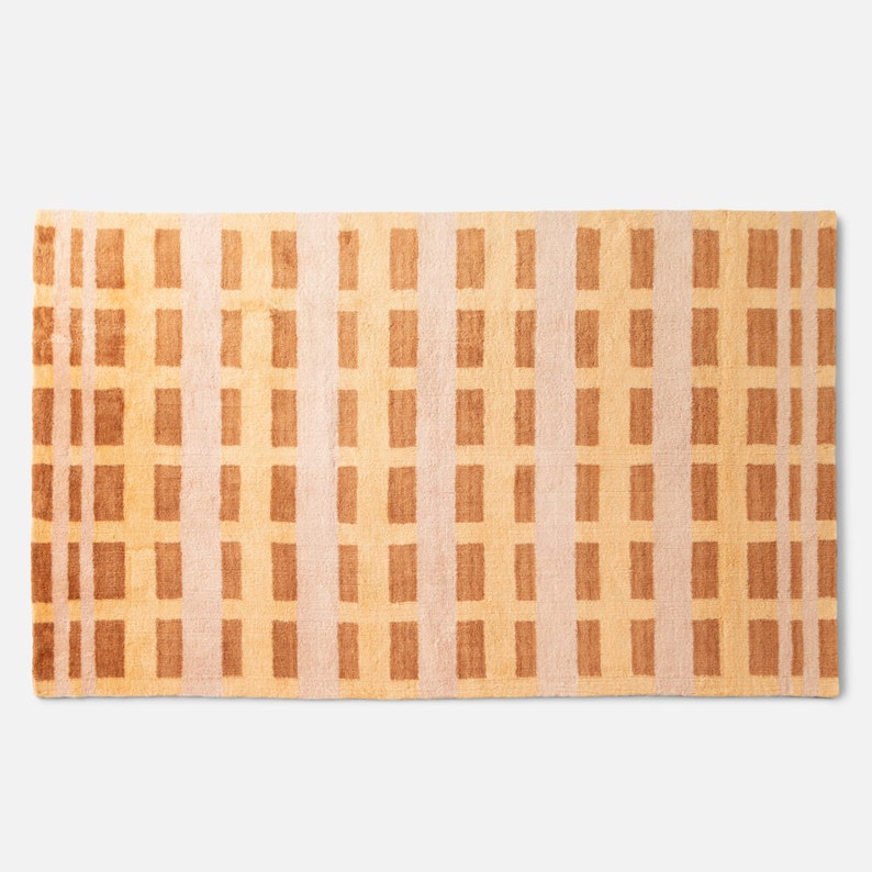 Hand Tufted | Geometric Rug | 8x10, 8x11, 9x10, 9x12 | Wool Area Rug | Handmade | Contemporary Carpet