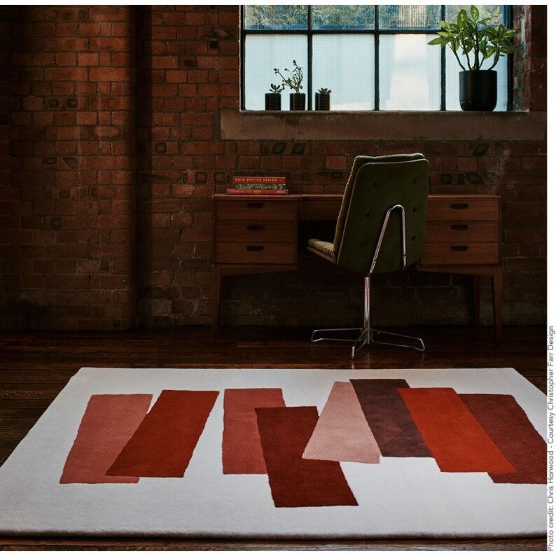 Cream with Red Color Rugs For Living, Bed, Hallway Room | HandMade | Tufted | 8x10, 5x7, 5x8, 6x9 | Wool Area Rug