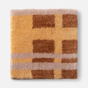 Hand Tufted | Geometric Rug | 8x10, 8x11, 9x10, 9x12 | Wool Area Rug | Handmade | Contemporary Carpet