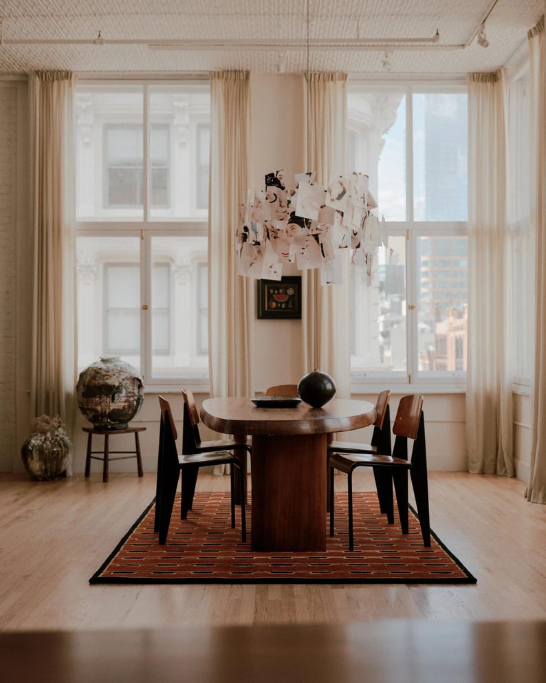 Rust Area Rug Handmade Carpet Hand Tufted 5x7, 5x8, 6x8, 6x9, 7x9 ...