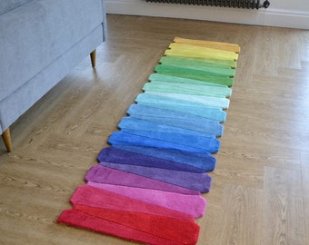 Runner Rugs | Tufted Rugs | 2.5x8 Feet Runner Rugs | Rainbow Rugs For Living Room