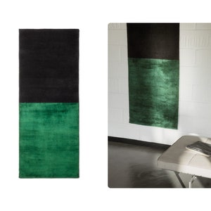 8x13 Emerald Green | Rug | 5x7, 5x8, 6x8 | Wool Area Rug | Bedroom | Hand Tufted | Living Room