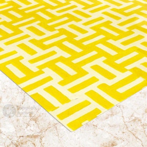 Yellow Rugs, Hand Tufted, Floor Wool Rug, 8x10, 9x12, 9x13, 10x10, 10x14, Modern Carpet, Living Room, Area Rug, Handmade image 4