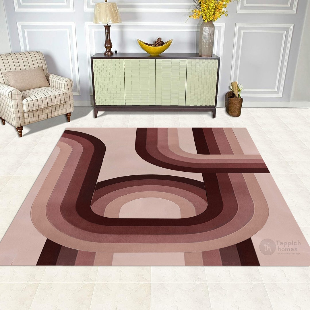 Living Room Rugs 5x7 5x8 6x8 6x9 Wool Carpet Hand - Etsy