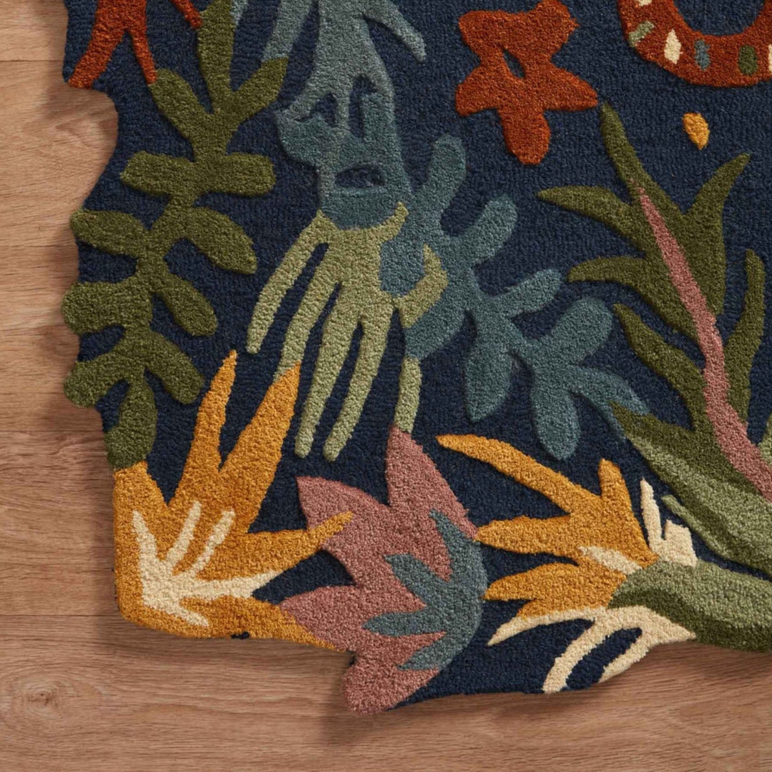 Tufted Eden Rug Hand Tuft Loop Cut Multi Colored Large Area Etsy