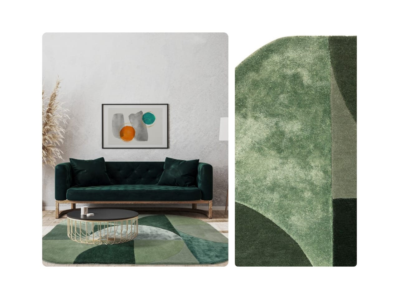 Cool Rugs Green Tufted 8x10, 8x11, 9x10, 9x12 Modern Carpet Wool, Silk Area  Rug - Etsy Österreich