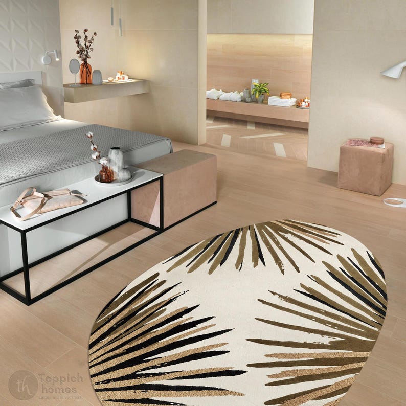 Tufted Wool Rug Oval Rugs 5x7, 5x8, 6x8, 6x9, 9x12, 9x13 Large Area Rug