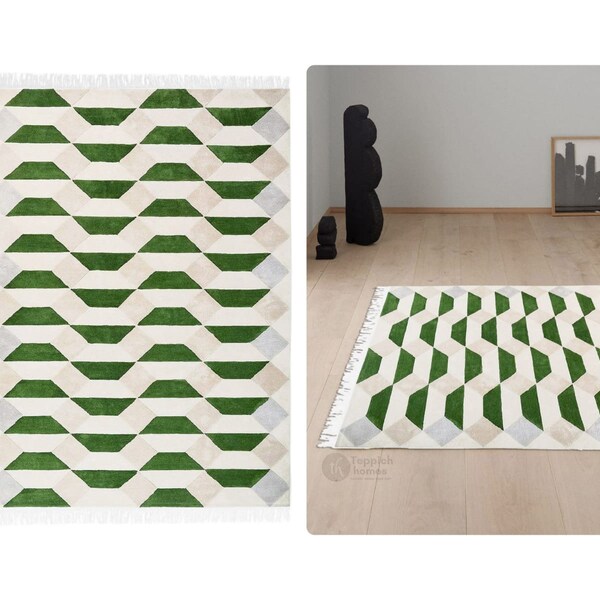 Emerald Green Rug Etsy