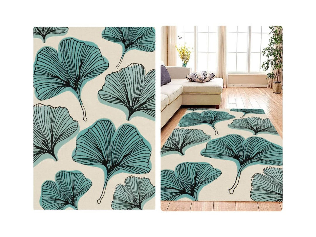 Cream, Tufted Rugs, With Beutiful Flower Design Handmade 5x7, 5x8, 6x8 ...