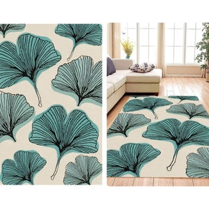 Cream, Tufted Rugs, With Beutiful Flower Design | Handmade | 5x7, 5x8, 6x8, 8x10 | Living, Bed, Hallway | Carpet