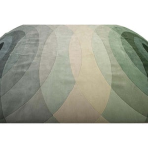 9x12 Abstract Rug | Olive Green Rug 6x9 | Rug Irregular Shape | Hand Tufted | 5x7, 5x8 | Living Room | Bedroom