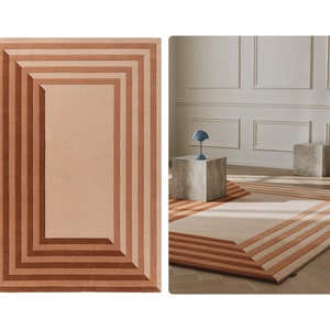 Tufte Rugs 9x13 | Terracotta Rugs 5x8 | 4x6 Area Rugs, Living Room Rugs, Tufting Rugs, Custom Rugs