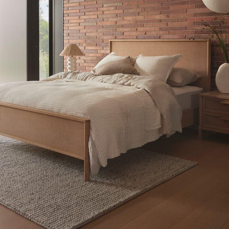 Felted Wool Rug Rope Chunky Rug Flat Woven Rug 8x10, 8x11, 9x10, 9x12