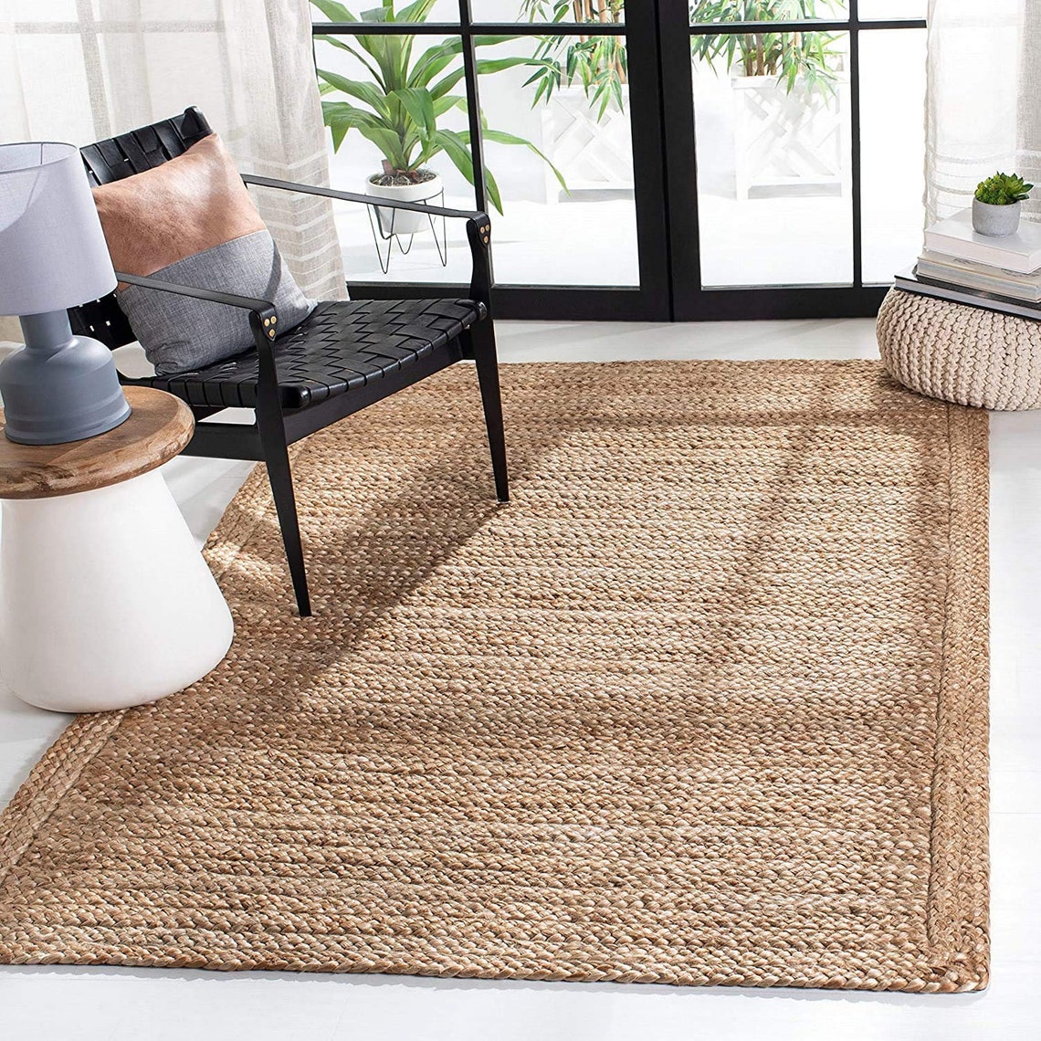Handwoven jute rug for living roomhome decor Etsy Handwoven jute rug for living roomhome decor Etsy